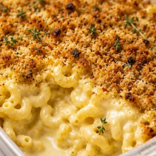 Baked Brie Mac and Cheese: The Ultimate Indulgence! Baked brie mac and cheese: make this incredible, creamy dish with sharp cheddar and havarti, topped with cri