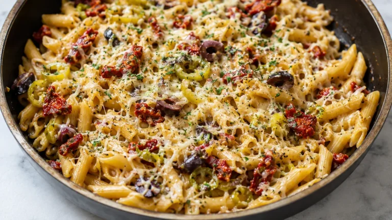 One Pan Cheesy Basil Pasta: Ultimate Comfort!