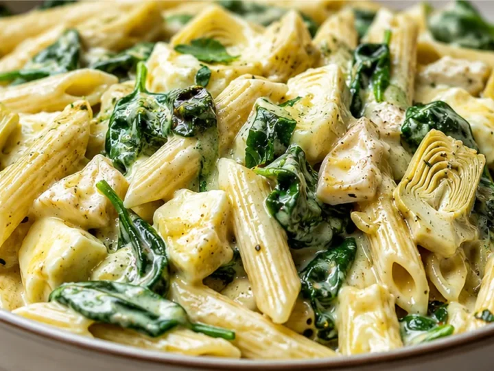 Creamy Lemon Brie Pasta Dinner