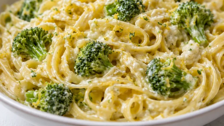 Creamy Broccoli Alfredo Pasta