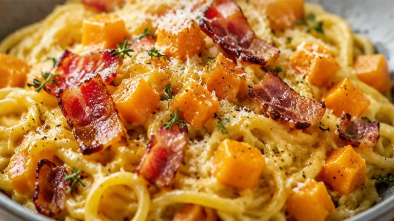 Creamy Butternut Carbonara: The Ultimate Fall Comfort!