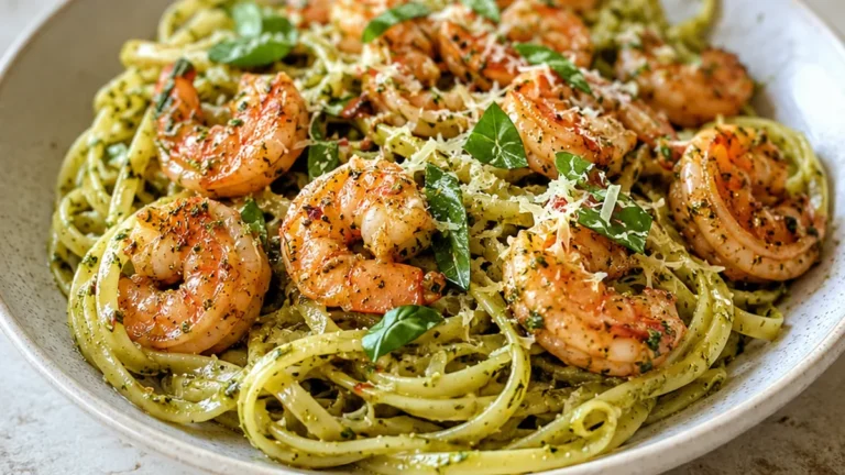 Cajun Garlic Butter Shrimp & Pesto Pasta
