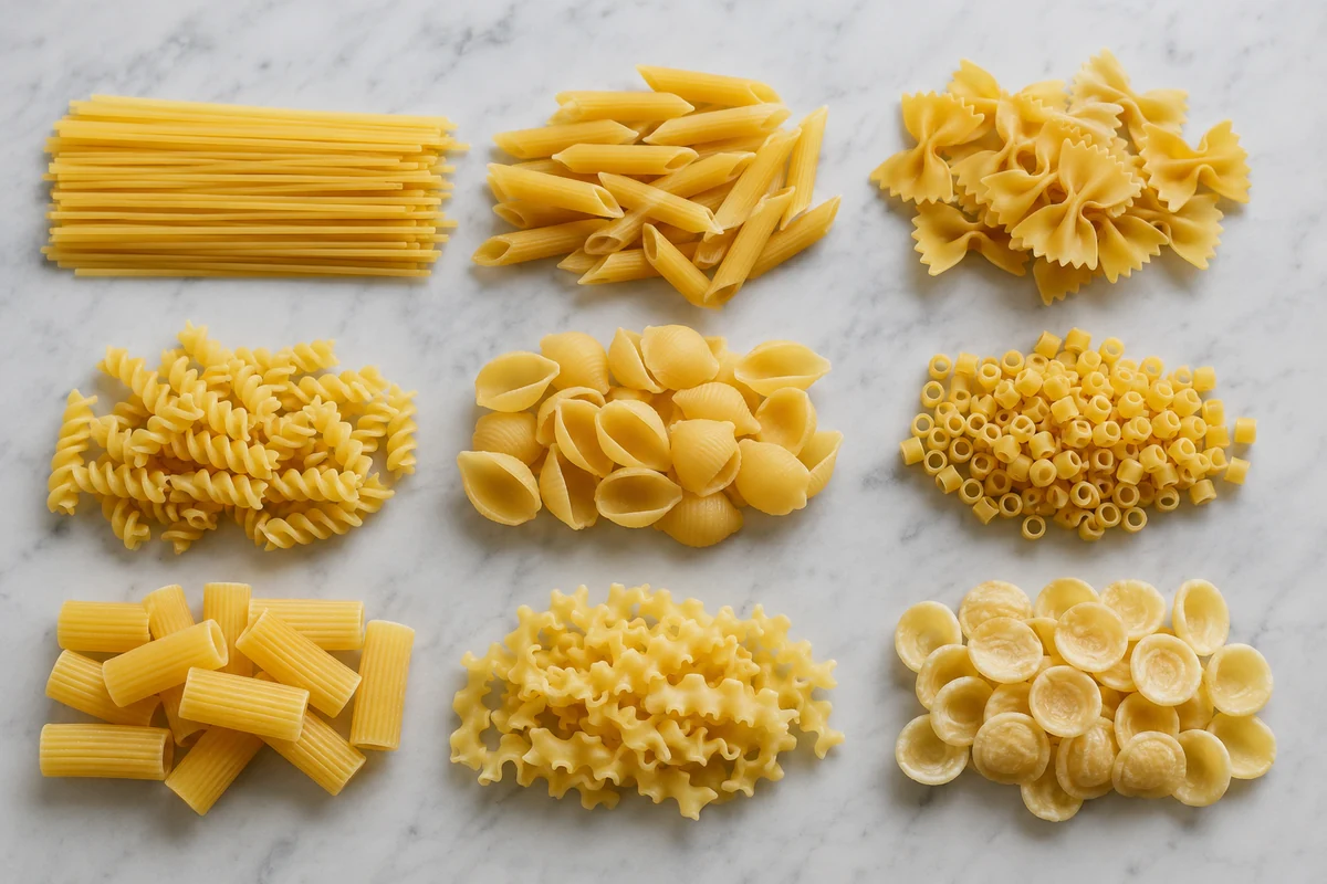 Category by Form: The Shape Groups Category of pasta — Category by Form: The Shape Groups