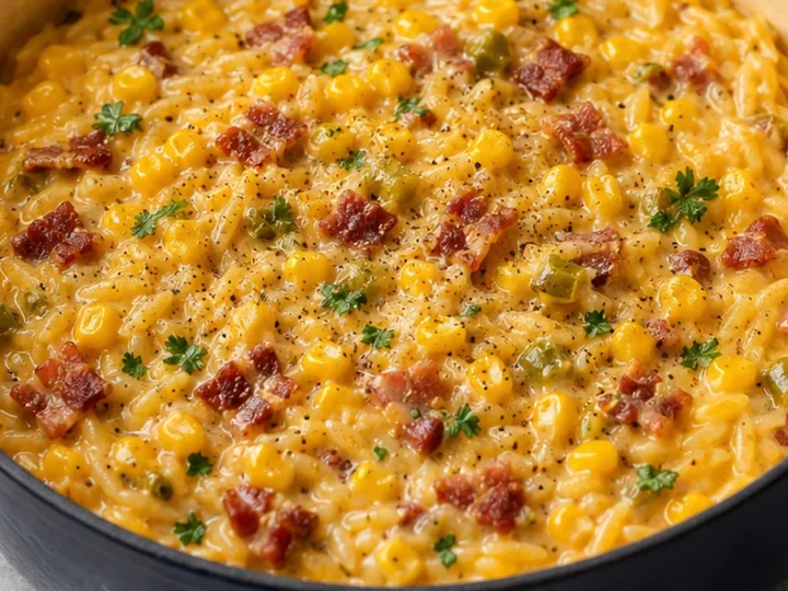 One-Pot Cheesy Corn Orzo: Comfort Meal!
