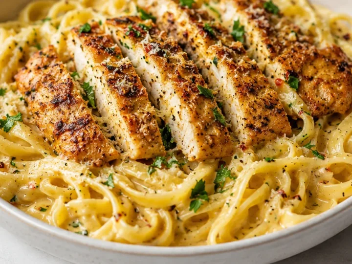 Creamy Lemon Pepper Cajun Chicken Pasta