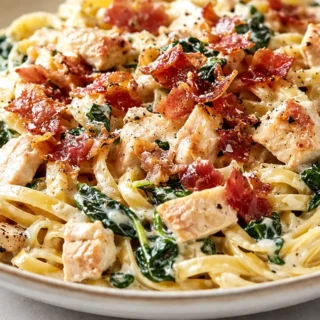 Creamy Florentine Pasta with Crispy Prosciutto - chicken florentine - Chicken Florentine: craft this creamy pasta dish featuring succulent chicken, blistered to