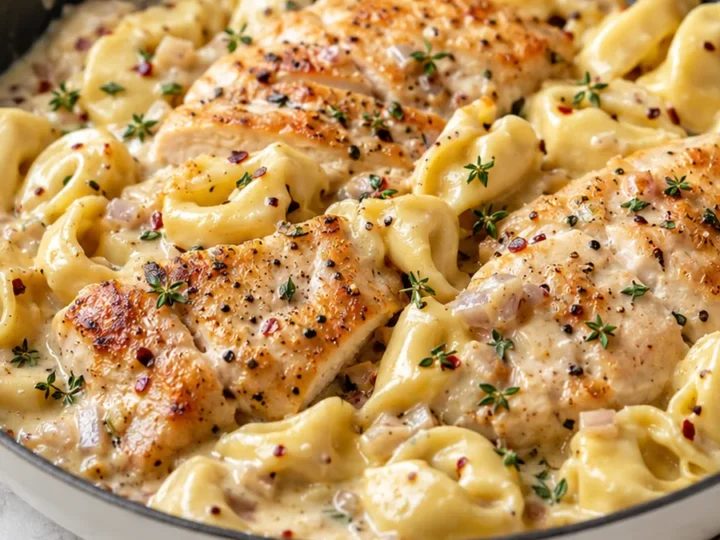 Creamy Chicken Tortellini: Weeknight Dinner