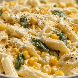 Creamy Brown Butter Corn Pasta Alfredo: Cozy Comfort! Corn pasta Alfredo: savor this creamy, comforting dish made with nutty brown butter, sweet corn, and fresh
