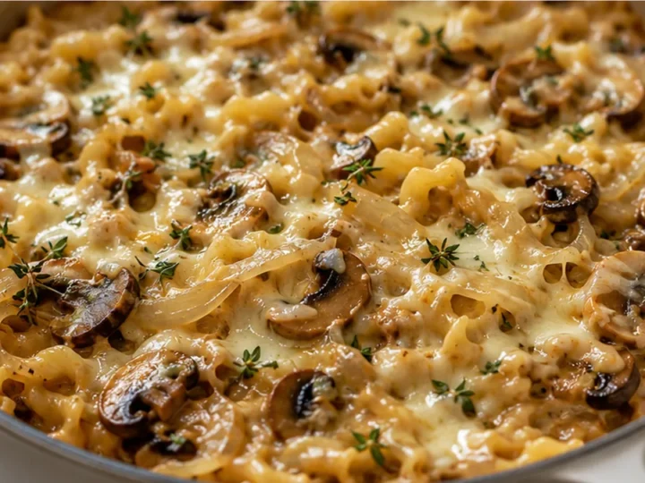 Cheesy One-Pot French Onion Pasta