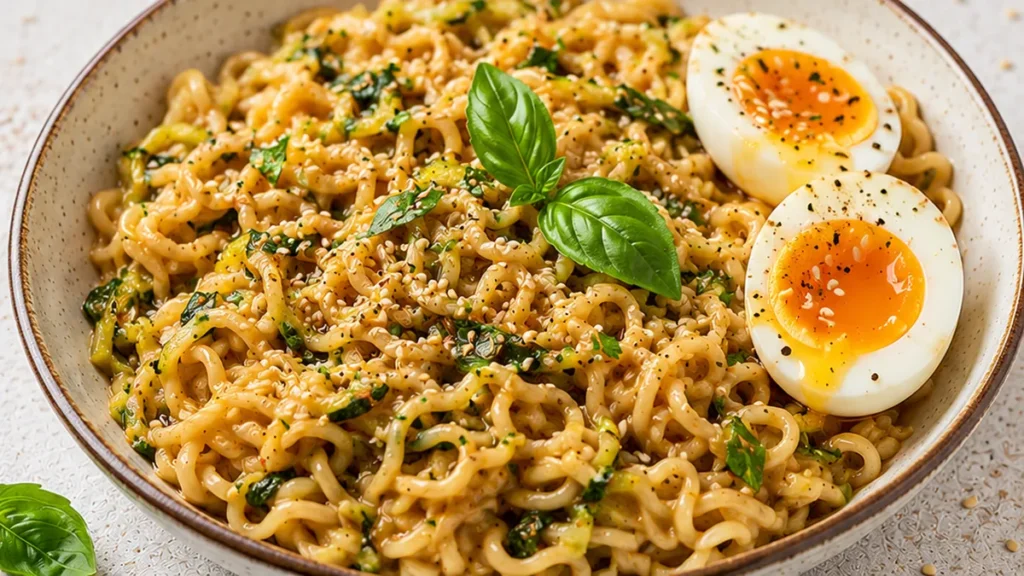 15-Minute Garlic Butter Ramen - garlic ramen - Garlic ramen: make this quick and flavorful noodle dish in just 15 minutes. Perfect for a delicious, easy weeknig