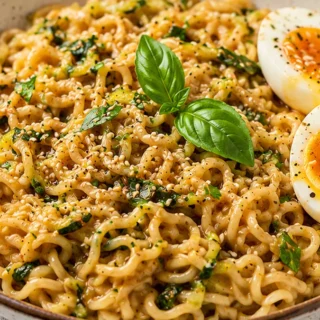 15-Minute Garlic Butter Ramen - garlic ramen - Garlic ramen: make this quick and flavorful noodle dish in just 15 minutes. Perfect for a delicious, easy weeknig