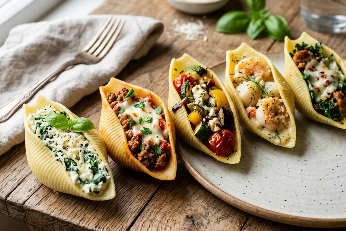 gluten free large pasta shells step by step