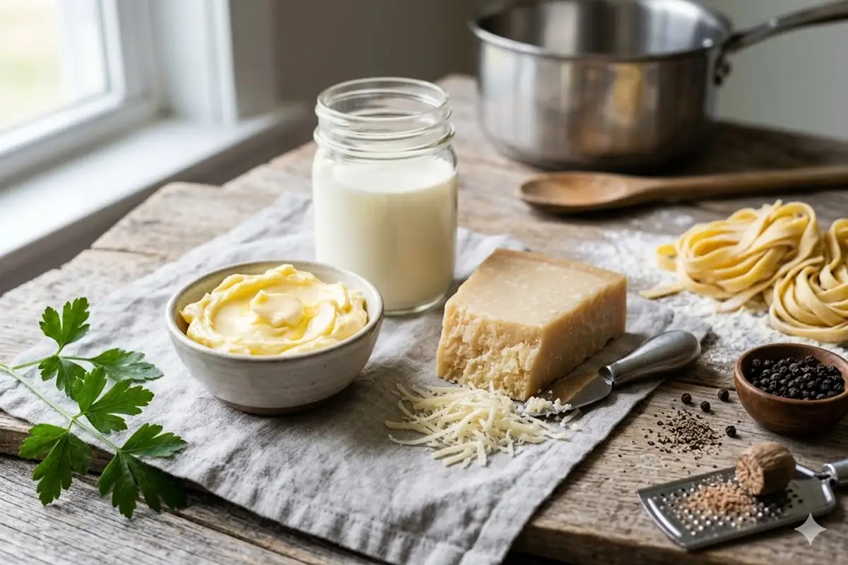 Ingredient Quality, From Butter to Cheese Homemade pasta alfredo sauce — Ingredient Quality, From Butter to Cheese