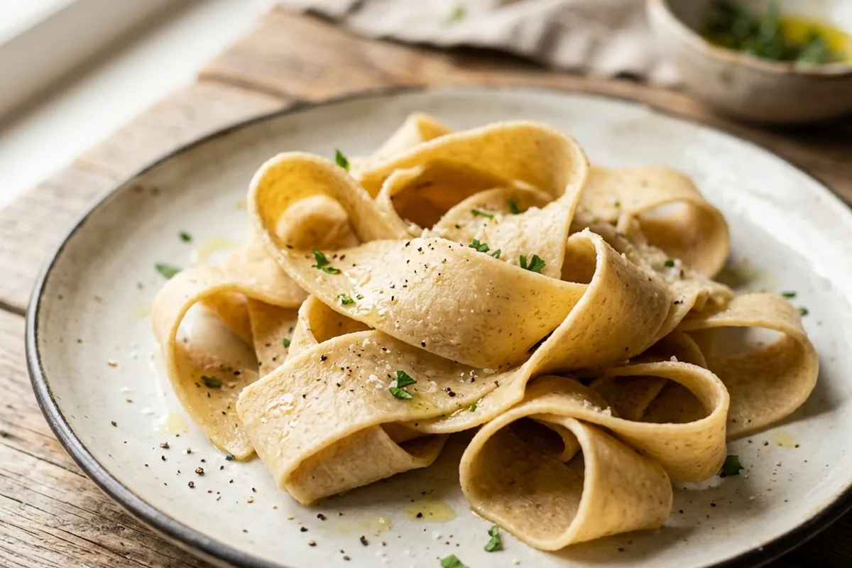 how to make gluten free pappardelle pasta