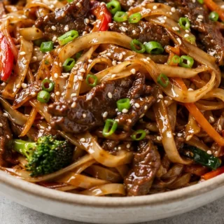 Speedy Korean Beef Sesame Noodles - Korean Beef Noodles - Korean Beef Noodles: whip up this incredible spicy-sweet dish in just 20 minutes. Perfect for a quick,