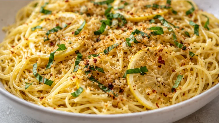 Zesty Lemon Butter Pasta: 20-Minute Miracle