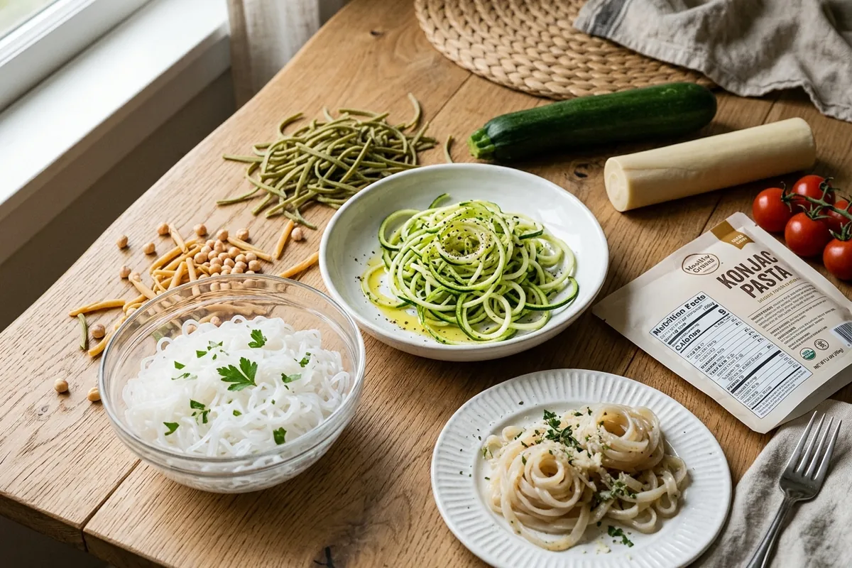 Low carb pasta alternatives — Net Carbs, Fiber, and Reading the Label