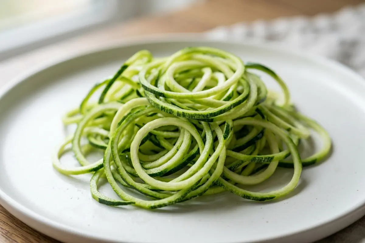 Low carb pasta alternatives — Zucchini Noodles: The Fresh Default