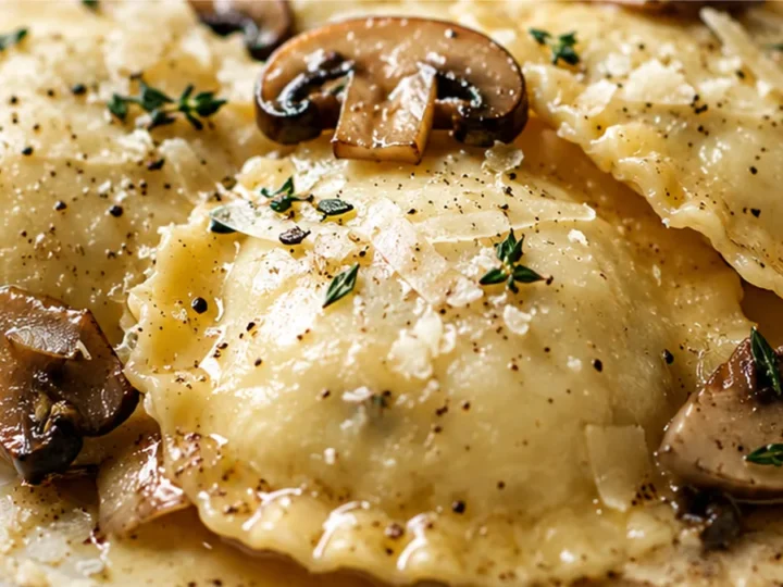 Melt-in-Your-Mouth Mushroom Ravioli