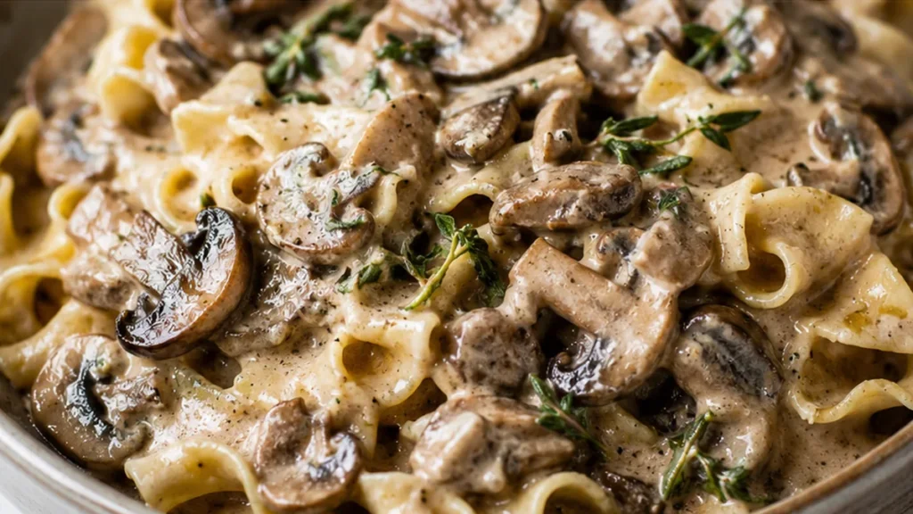 Creamy Mushroom Stroganoff: Pure Comfort! Mushroom Stroganoff: master this rich and creamy Herby Buttered version in under 40 minutes. Perfect for a comforting