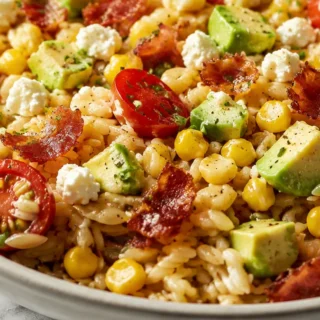 Brown Butter Corn & Feta Orzo - orzo pasta - Orzo pasta: craft this amazing brown butter corn and feta orzo with crispy prosciutto. A perfect weeknight meal bur
