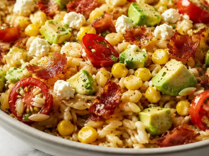 Brown Butter Corn & Feta Orzo
