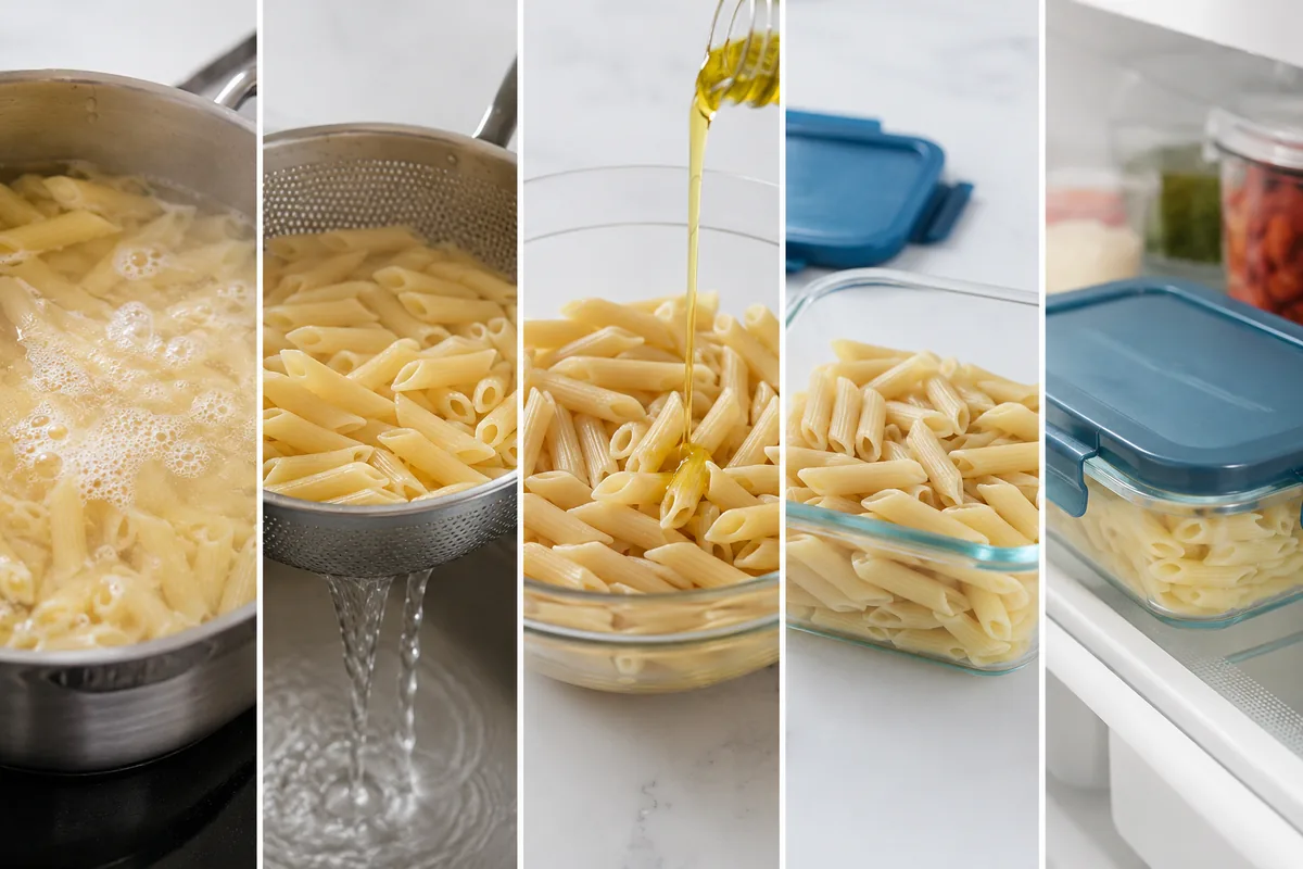 Pasta good for in the fridge — The food-safety reasoning behind the numbers