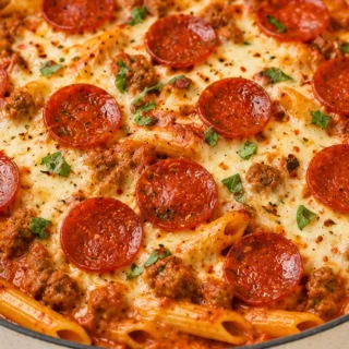 One-Pot Spicy Vodka Pizza Pasta - Pizza pasta: enjoy this amazing one-pot spicy alla vodka pizza pasta. Quick to prepare with a rich, satisfying flavor.