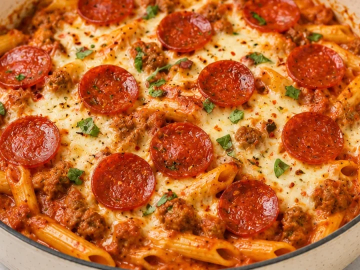 One-Pot Spicy Vodka Pizza Pasta