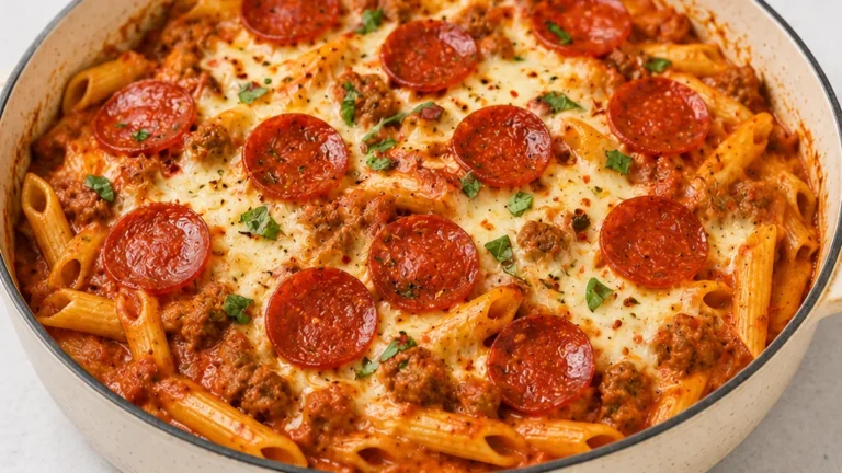 One-Pot Spicy Vodka Pizza Pasta