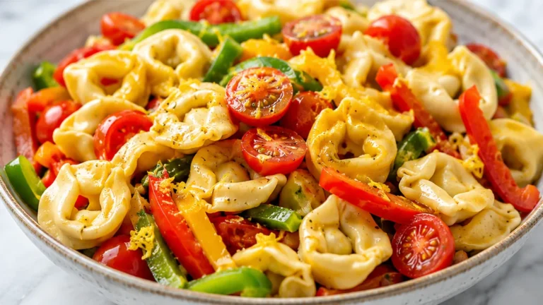 Zesty Tortellini Pasta Salad