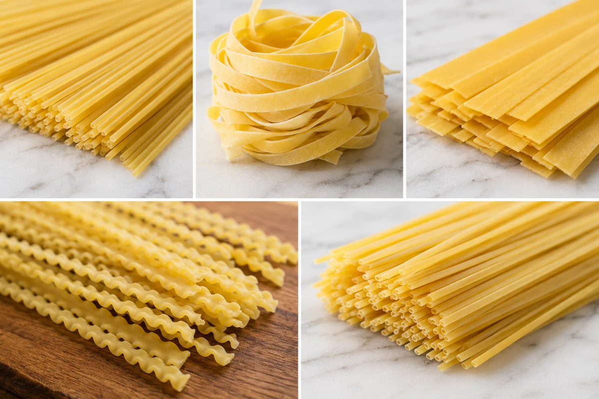 Long Pasta: Strands and Ribbons Types of pasta — Long Pasta: Strands and Ribbons