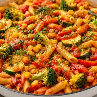 One-Pot Vegetable Pasta: A Colorful Delight! Vegetable pasta: whip up a delicious, colorful one-pot meal in under 30 minutes! Perfect for busy weeknights and ve