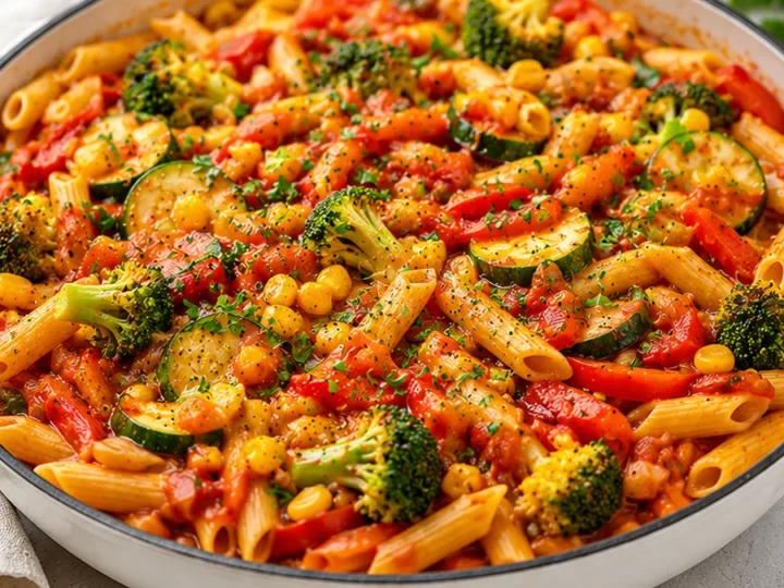 One-Pot Vegetable Pasta: A Colorful Delight!