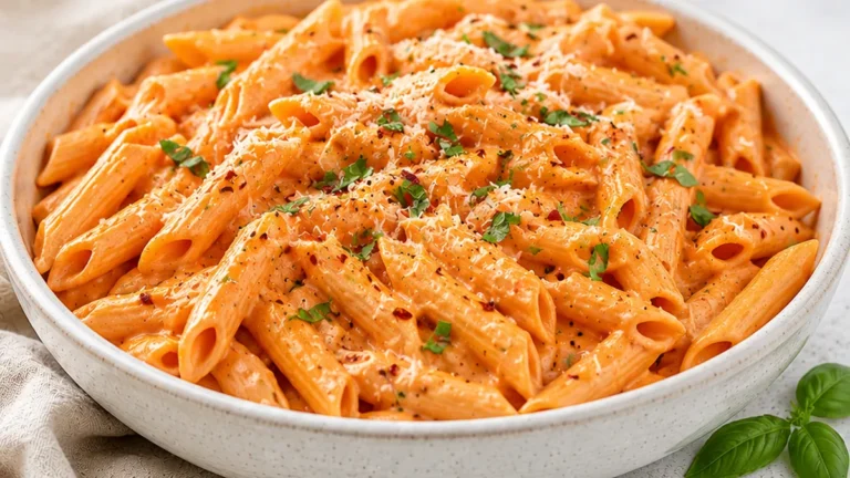 Creamy Vodka Penne: Favorite Weeknight Dinner!