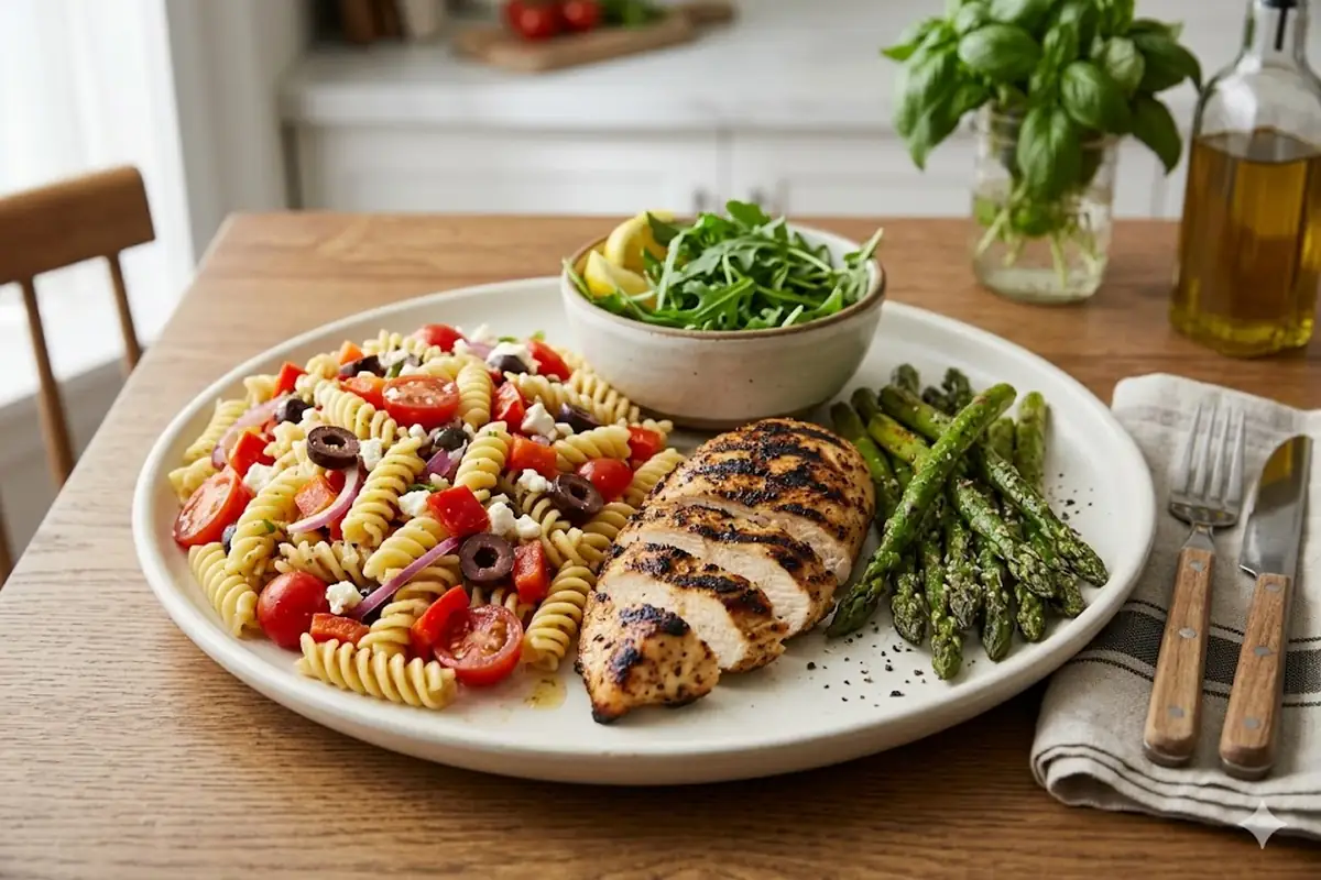 What to serve with pasta salad — The Balance Rule That Saves a Plate