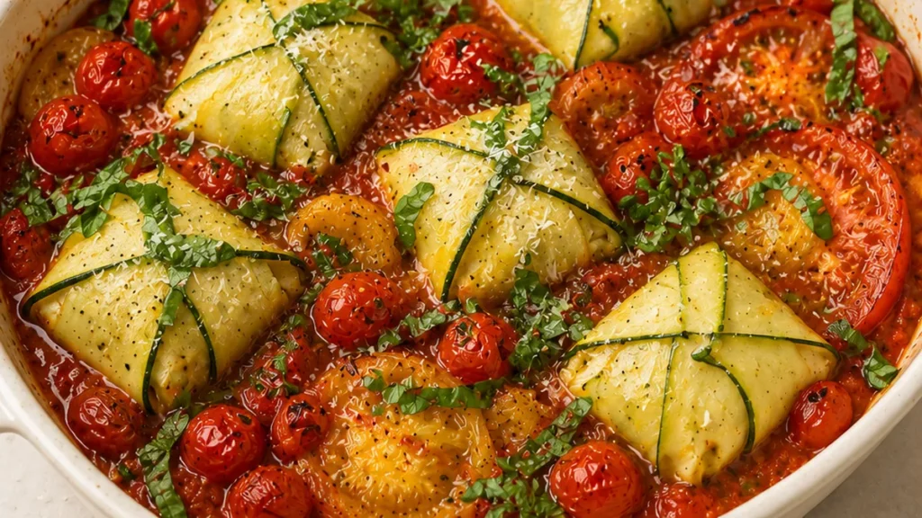 Zucchini 'Ravioli' – The Ultimate Cheesy Delight! - zucchini ravioli - Zucchini ravioli: enjoy this incredible low-carb alternative, stuffed with three cheeses