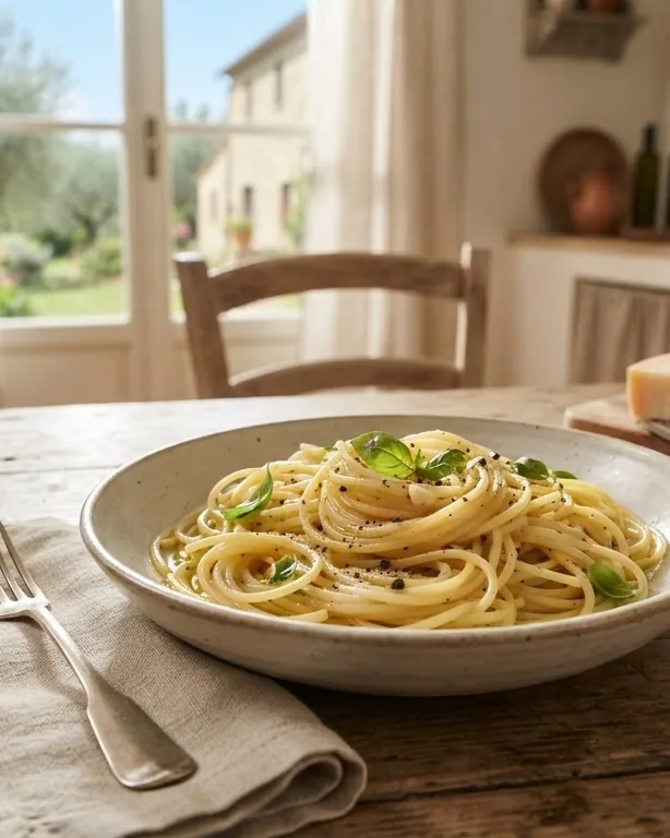 Detail view of why al dente pasta lands at a glycemic index of 45