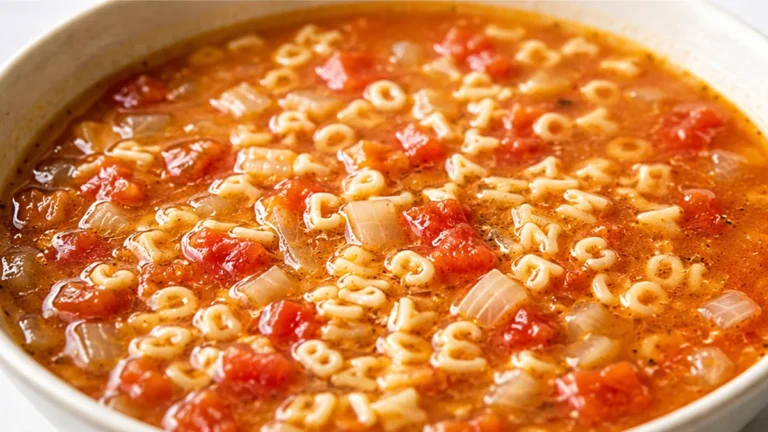Alphabet Soup Recipe