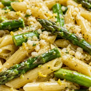 Garlicky Lemon Asparagus Pasta Recipe - Asparagus pasta: prepare a light, flavorful meal in under 30 minutes. This lemon garlic recipe is perfect for spring wee
