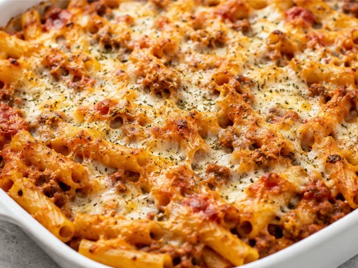 Cheesy Baked Mostaccioli: Comfort Food!
