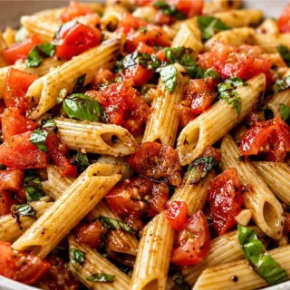 Fresh Bruschetta Pasta: Your Easy Summer Dream! Bruschetta Pasta: whip up this fresh and refreshing summer meal in under 30 minutes. Loaded with fresh tomatoes,