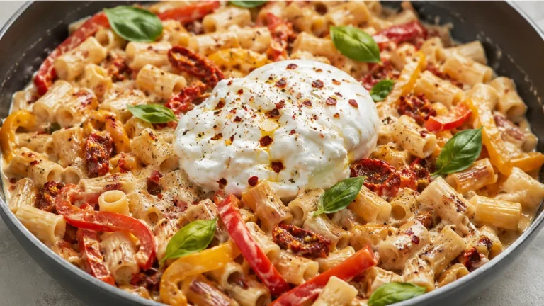 Creamy One-Pot Burrata Pasta