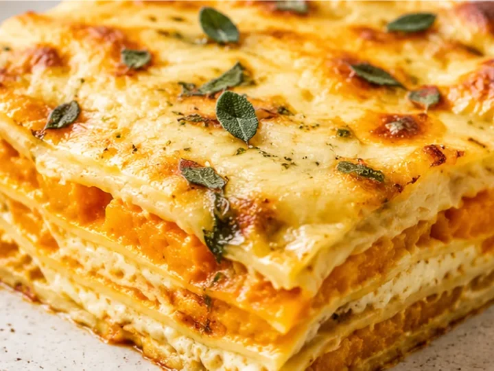 Golden Butternut Squash Lasagna