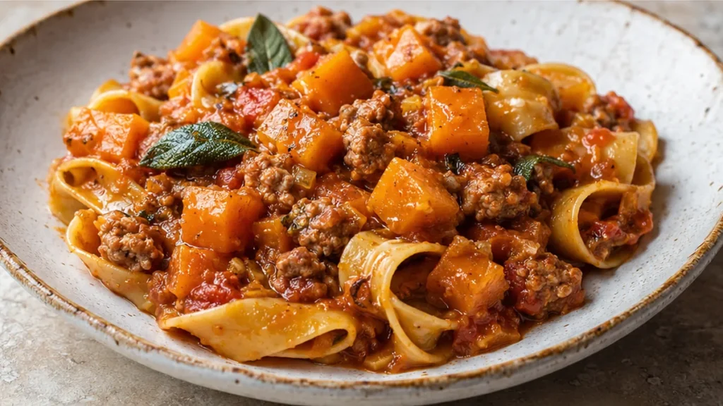 Creamy Butternut Squash Ragu: Your New Favorite Pasta! Butternut squash ragu: craft this rich and savory pasta dish featuring roasted squash, spicy sausage, and