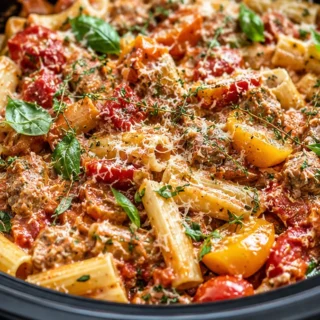 Crockpot Brown Butter Tomato Ricotta Pasta - crockpot pasta - Crockpot pasta: master this creamy brown butter tomato and ricotta dish for an easy weeknight meal