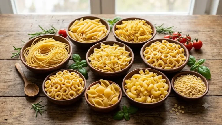 Different Kinds of Pasta: A Sourced Guide to Shapes, Sauces, and the Facts Behind Them