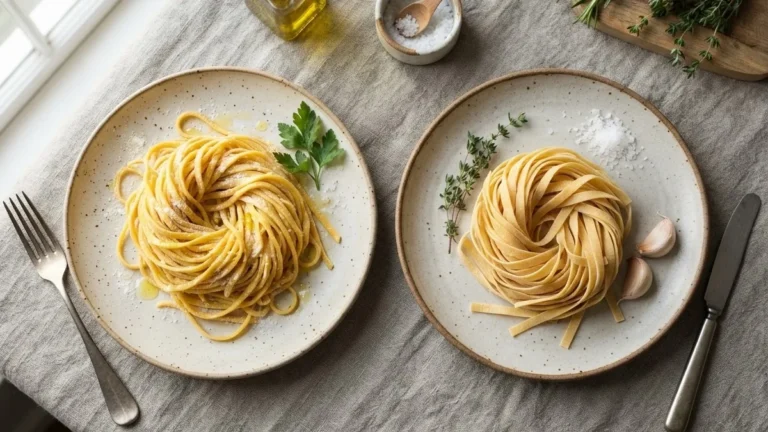 Choosing Between Egg Noodles and Regular Pasta
