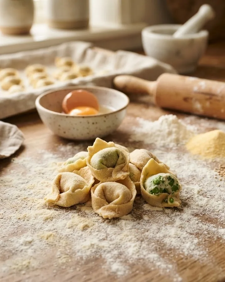 Close-up illustrating what Gluten Free Tortellini Pasta Actually Is