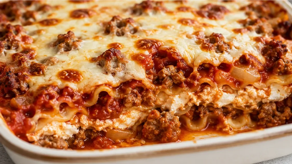 Ultimate Homemade Lasagna - Homemade lasagna: build this classic comfort dish with layers of rich Italian sausage, creamy ricotta, and perfectly melted cheese.